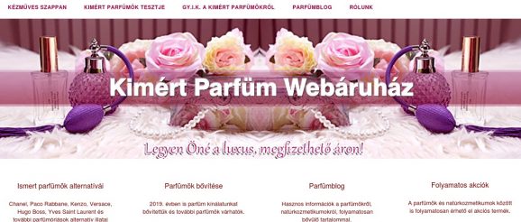 kimért parfüm webáruház